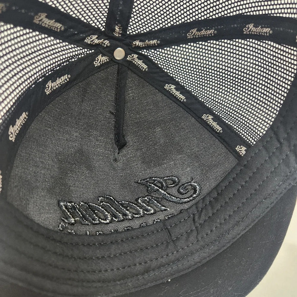 Indian Motorcycle Snap Back Adjustable Hat - Picture 7 of 7